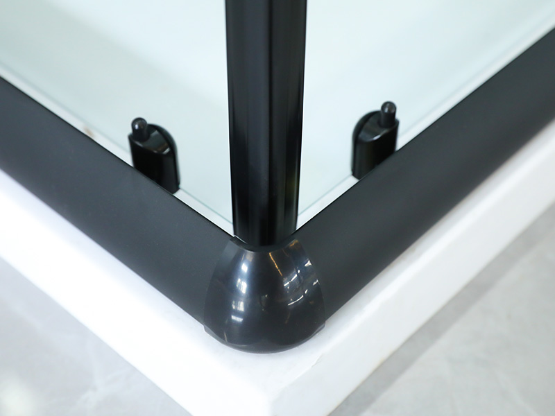 SQ Nigrum Aluminium Profile Square PROLAPSIO imbrem clausura cum duplici foraminibus palpate SQ Nigrum Aluminium Profile Square PROLAPSIO imbrem clausura cum duplici foraminibus palpate