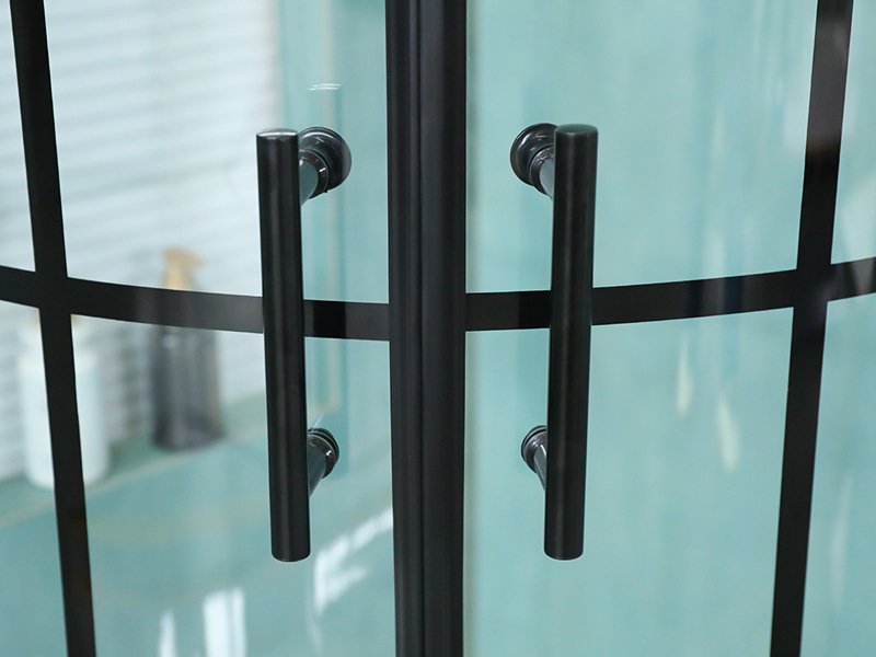 SE Arcus Shape Tempered Glass Bathroom Double Sliding Shower Closure SE Arcus Shape Tempered Glass Bathroom Double Sliding Shower Closure