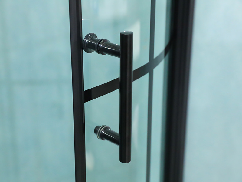 SE Arcus Shape Tempered Glass Bathroom Double Sliding Shower Closure SE Arcus Shape Tempered Glass Bathroom Double Sliding Shower Closure