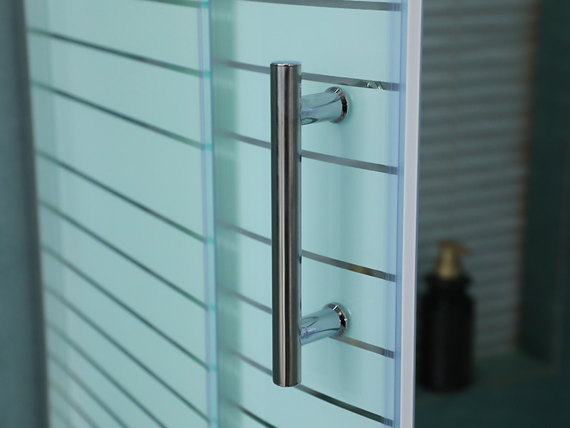 SE PROLAPSIO Shower Claustrum, Vitrum Temperatum Serenum Cum Typographia, Chrome Aluminium Profile, Duplex perforata manubrio cum Tray SE PROLAPSIO Shower Claustrum, Vitrum Temperatum Serenum Cum Typographia, Chrome Aluminium Profile, Duplex perforata manubrio cum Tray