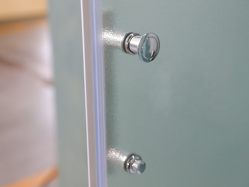 RE PROLAPSIO Shower Enclosusre, Matt Tempered Glass, Chrome Aluminium Profile, Duplex perforata manubrio, cum Tray RE PROLAPSIO Shower Enclosusre, Matt Tempered Glass, Chrome Aluminium Profile, Duplex perforata manubrio, cum Tray