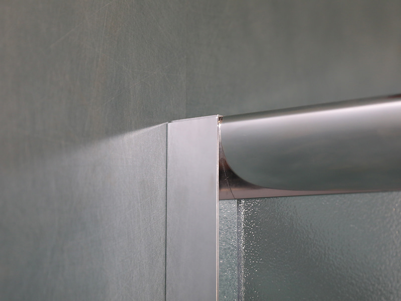 RE PROLAPSIO Shower Enclosusre, Matt Tempered Glass, Chrome Aluminium Profile, Duplex perforata manubrio, cum Tray RE PROLAPSIO Shower Enclosusre, Matt Tempered Glass, Chrome Aluminium Profile, Duplex perforata manubrio, cum Tray