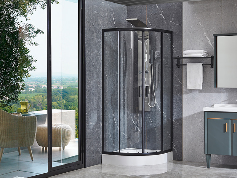 SE PROLABOR VITRUM OSTIUM PRO IMBRE CLAUSURA, Nigrum Aluminium Profile
