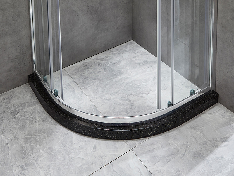 SE Imber clausura illapsum, Vitrum Temperatum Serenum, Chrome Aluminium Profile, Duplex perforata manubrio, Sine Tray SE Imber clausura illapsum, Vitrum Temperatum Serenum, Chrome Aluminium Profile, Duplex perforata manubrio, Sine Tray