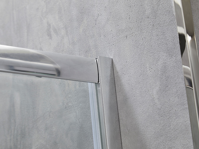 SE Imber clausura illapsum, Vitrum Temperatum Serenum, Chrome Aluminium Profile, Duplex perforata manubrio, Sine Tray SE Imber clausura illapsum, Vitrum Temperatum Serenum, Chrome Aluminium Profile, Duplex perforata manubrio, Sine Tray